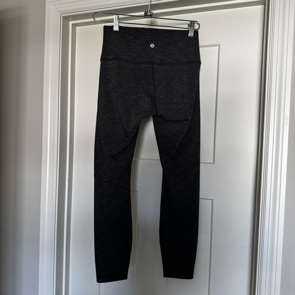 Lululemon Wunder Under Hi-Rise 7/8 Tight *Full-On Luxtreme 25" Heathered Black - Picture 6 of 10